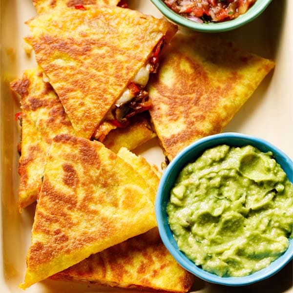 Quesadilla Recipe | Mushroom and Veggie Quesadilla