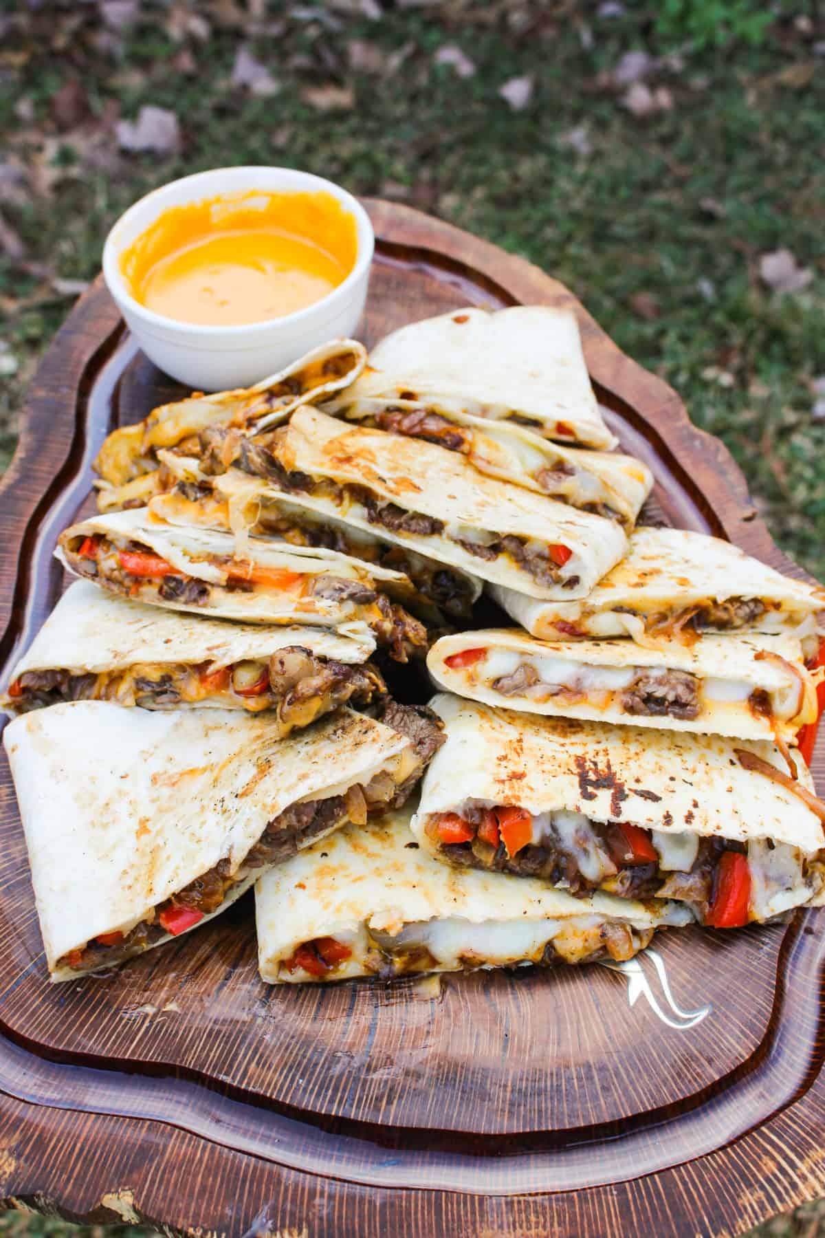 Cheesesteak Quesadilla