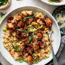 Crispy Honey Garlic Chicken
