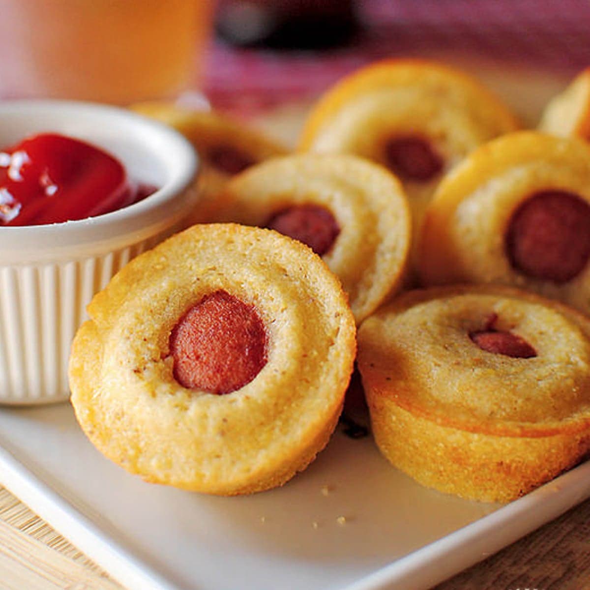 Mini Corn Dog Muffins