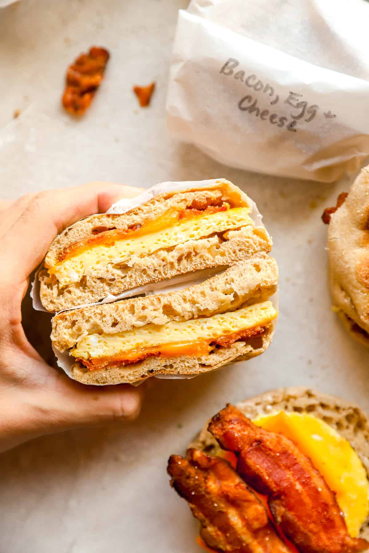Freezer Breakfast Sandwiches
