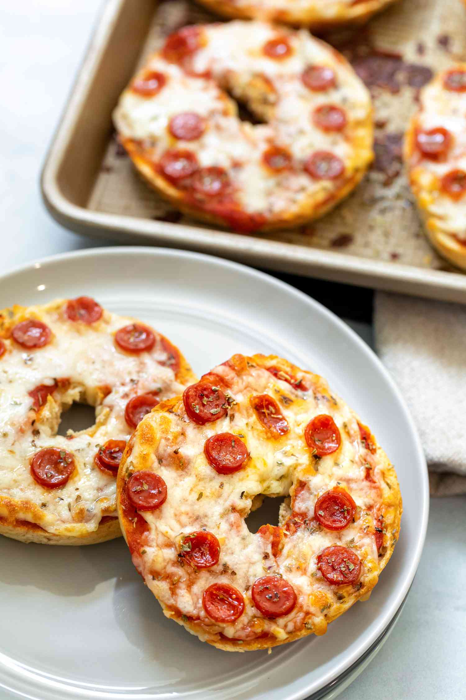 Homemade Pizza Bagels