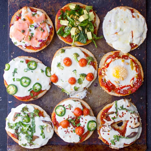 Pizza Bagels