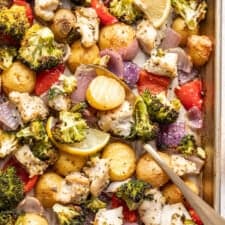 Ridiculously Easy Sheet Pan Chicken with Veggies