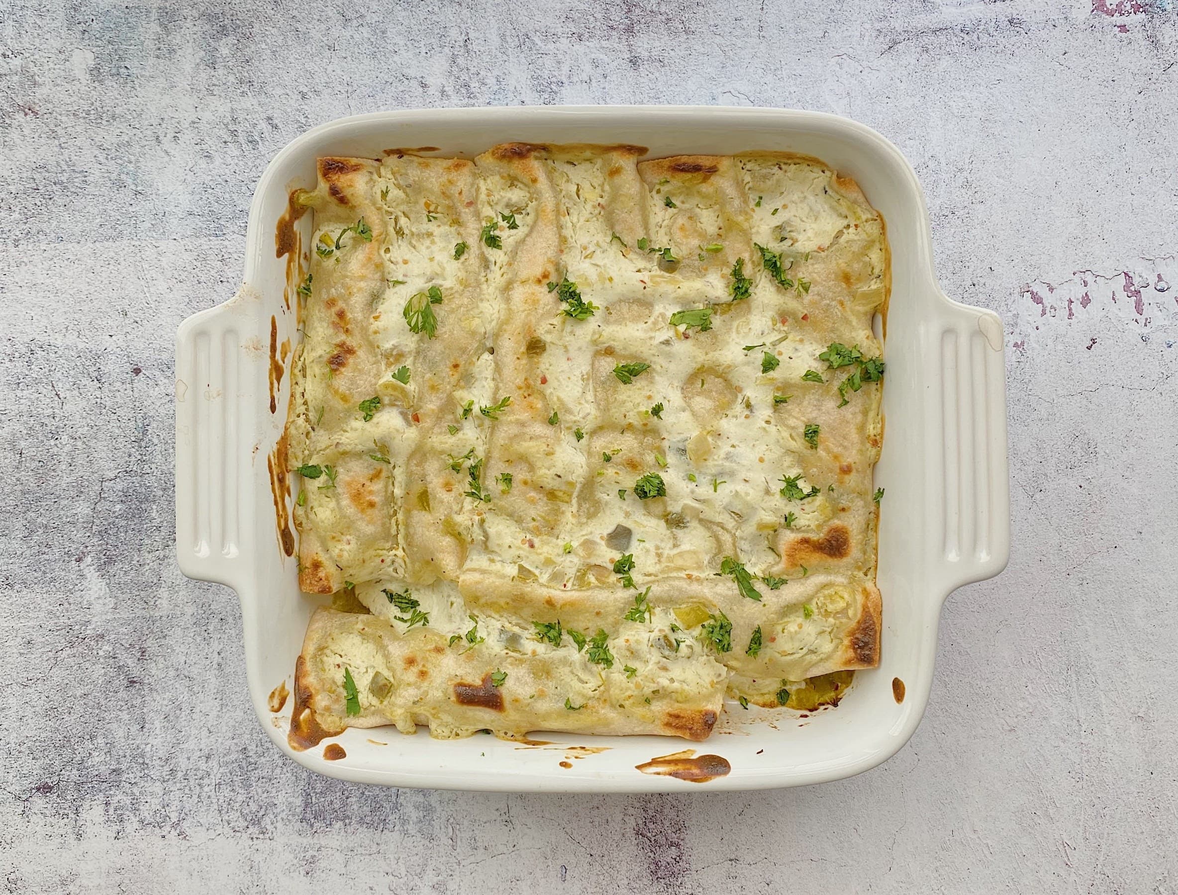 Quick & Easy Make Ahead Enchiladas Verdes