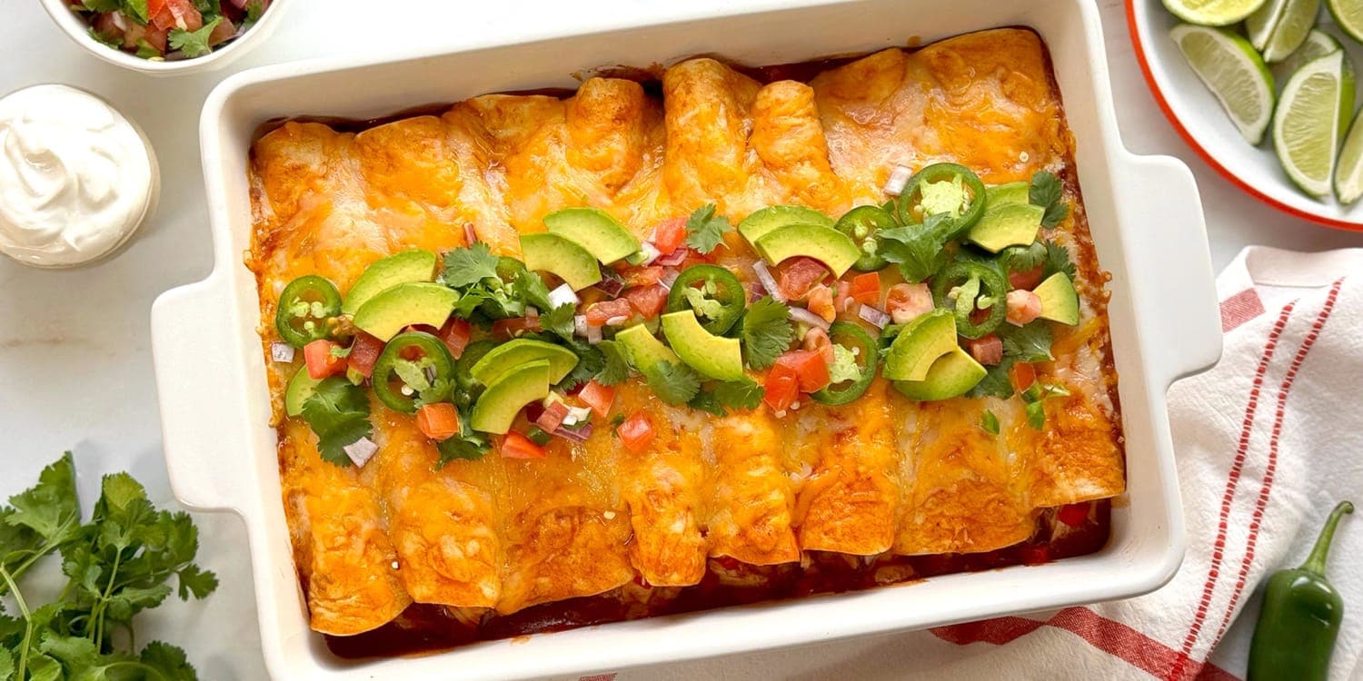 Make-Ahead Chicken Enchiladas Recipe