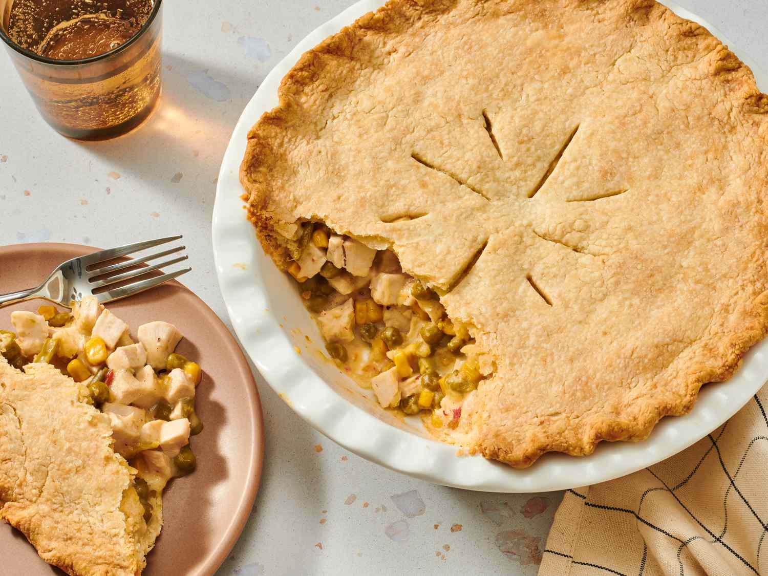 4-Ingredient Chicken Pot Pie