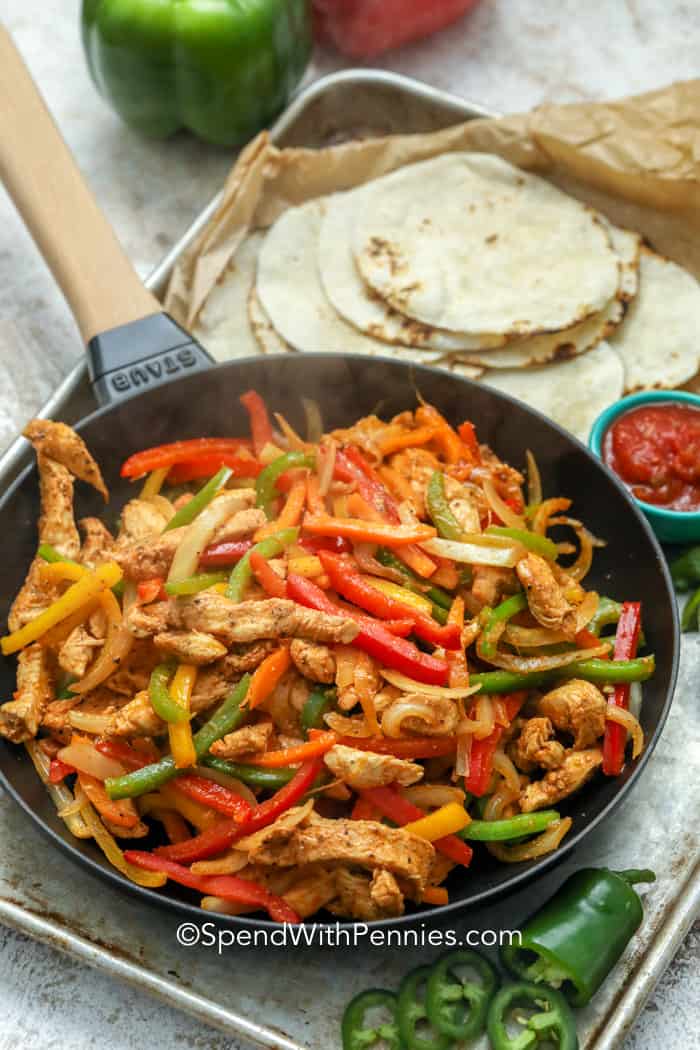 Easy Chicken Fajitas