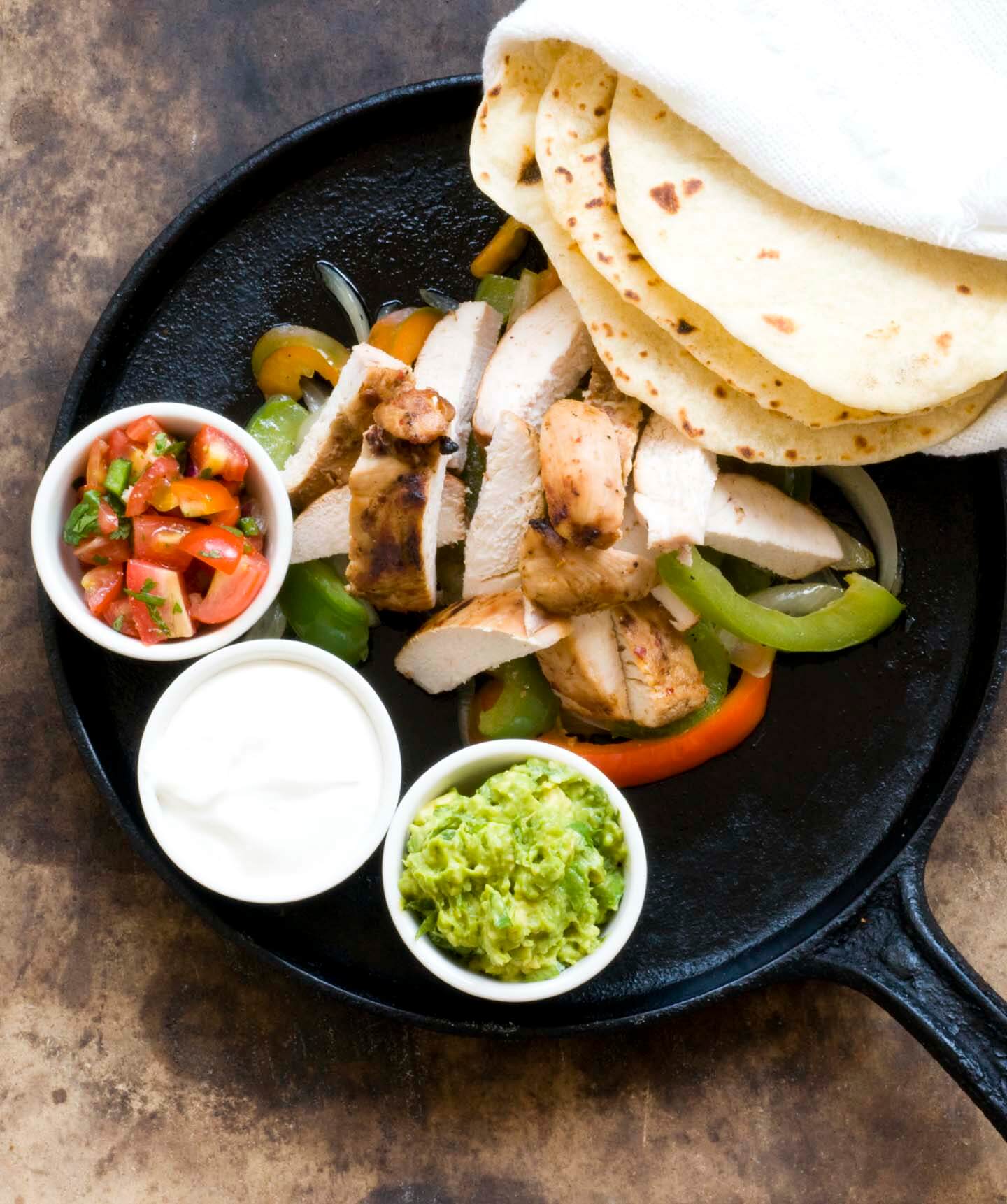 Chicken fajitas