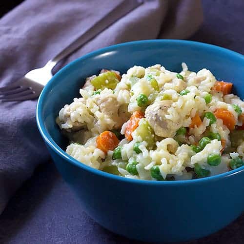 One Pot Creamy Chicken and Rice