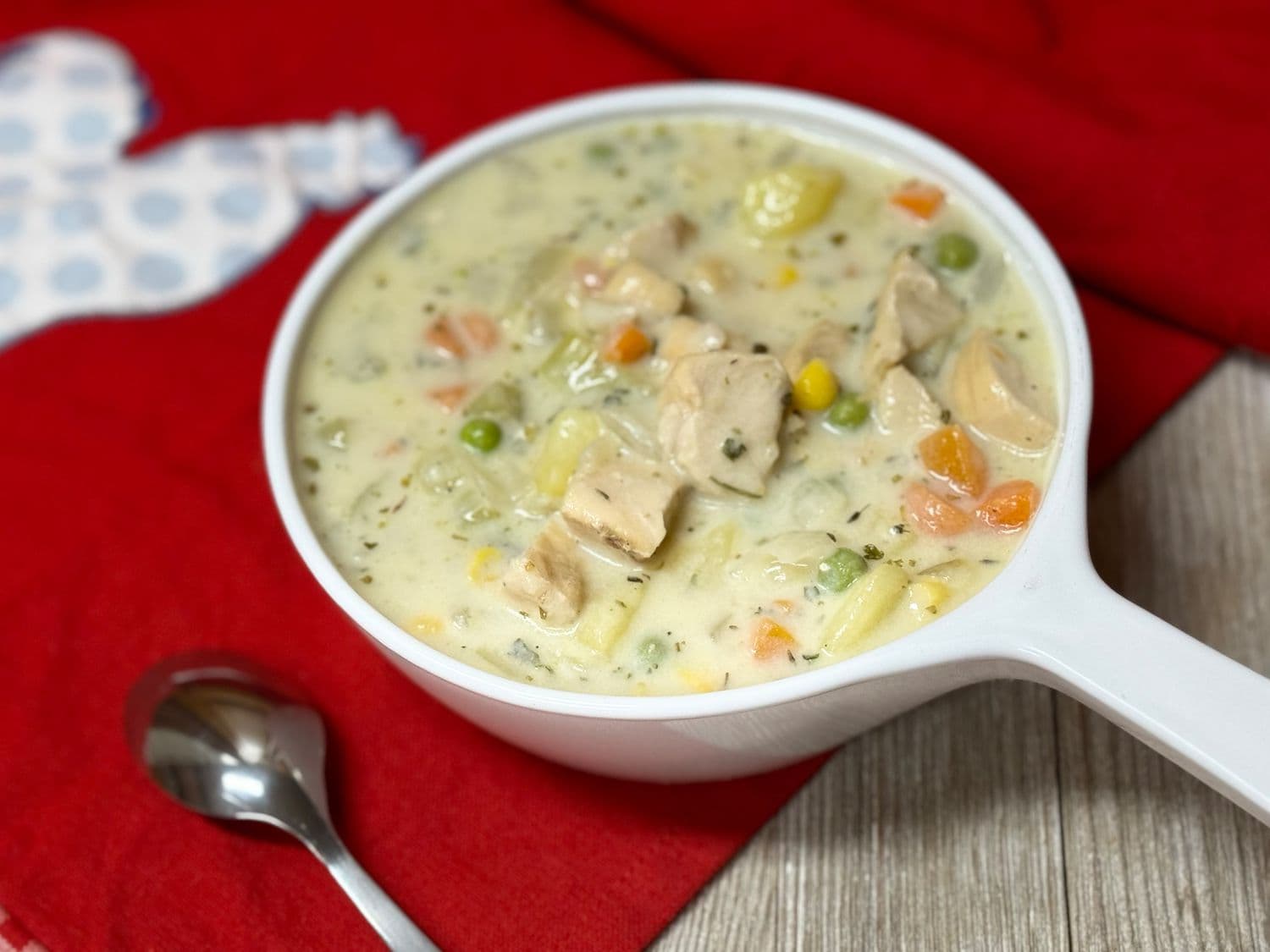 Creamy Chicken Vegetable Soup