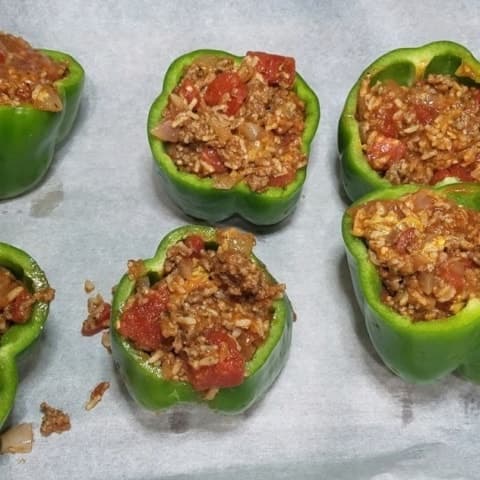 Freezer Stuffed Peppers