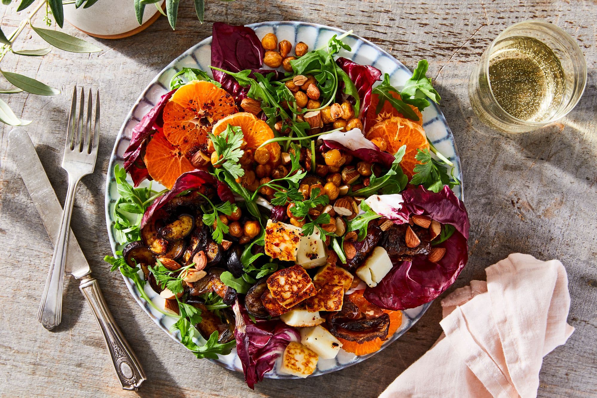 My Big Fat Halloumi Salad