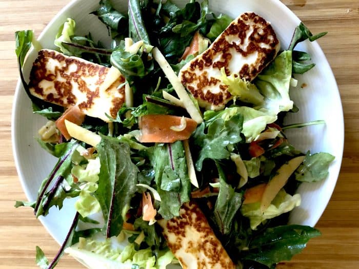 Grilled Halloumi Salad