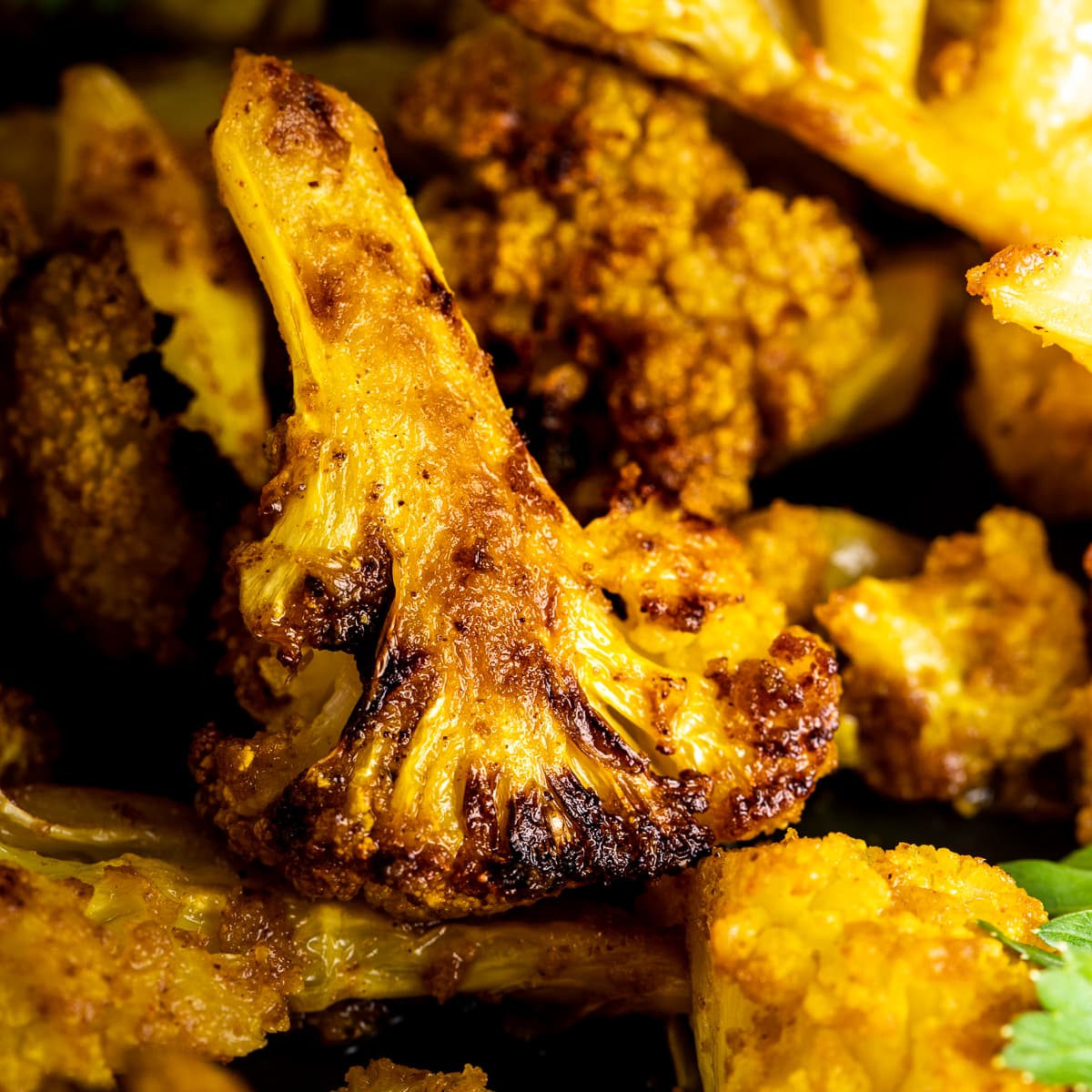 Curry Roasted Cauliflower