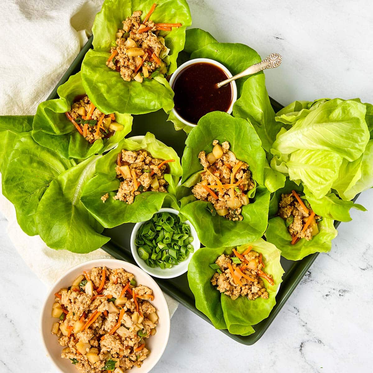 Ground Turkey Lettuce Wraps (Healthy + Flavorful)