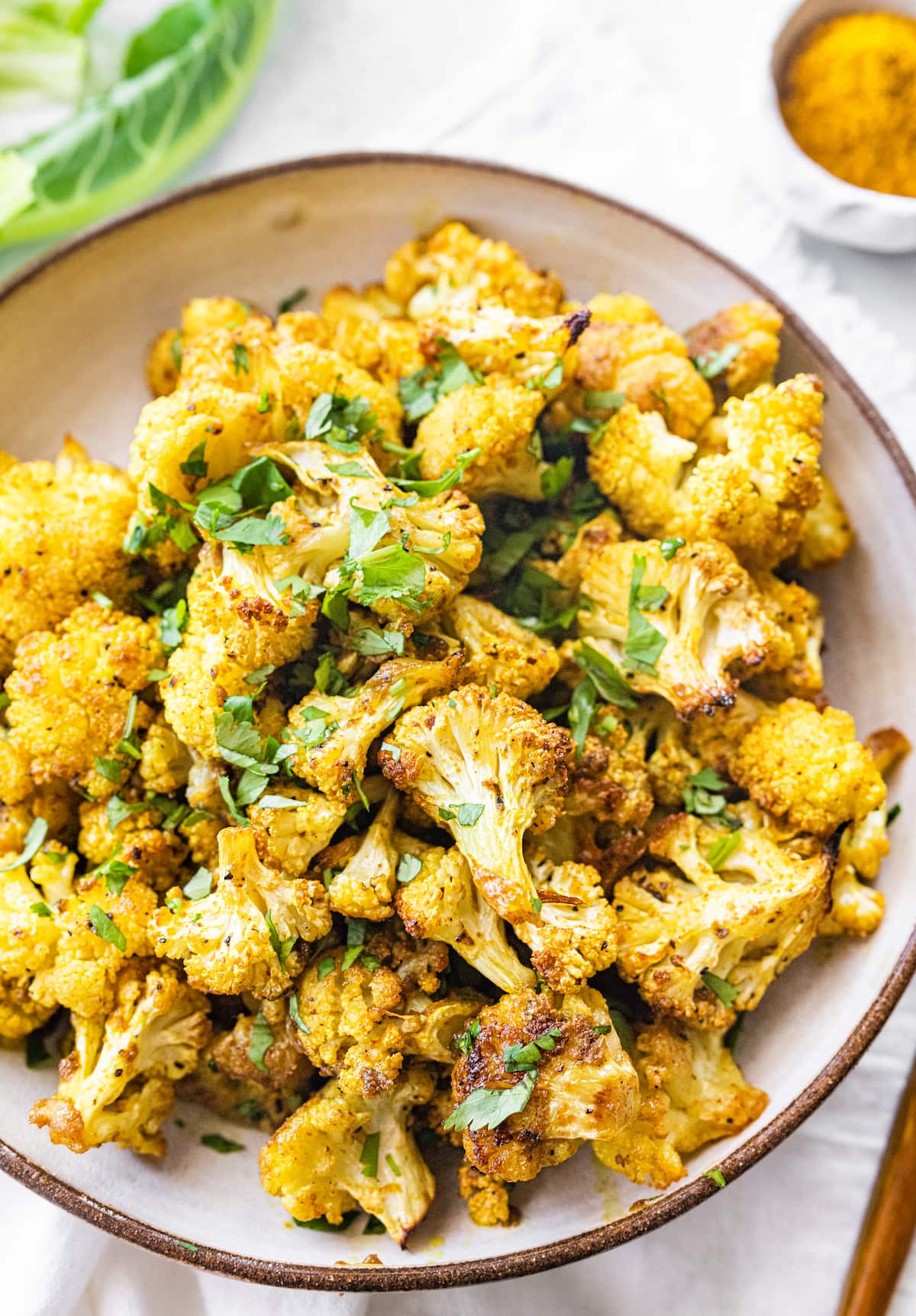 Curry Roasted Cauliflower