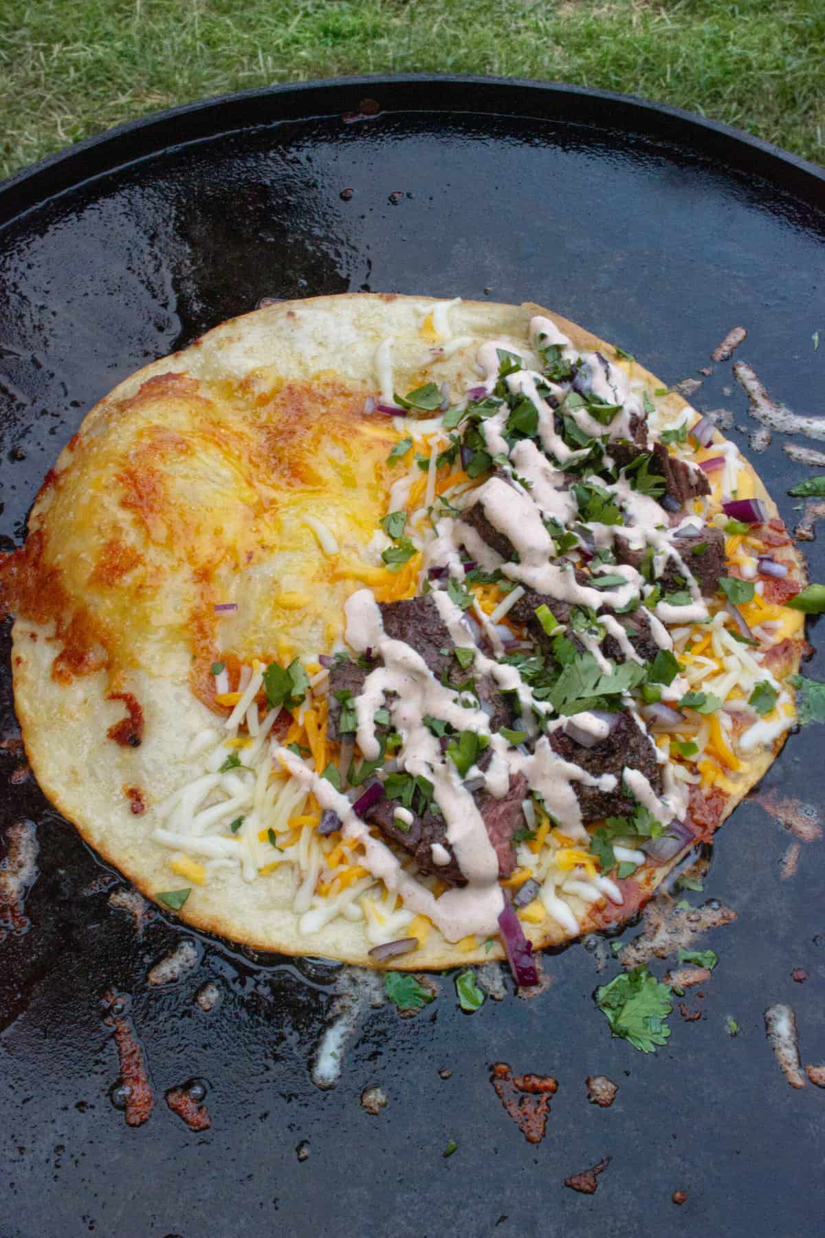 Easy Steak Quesadilla