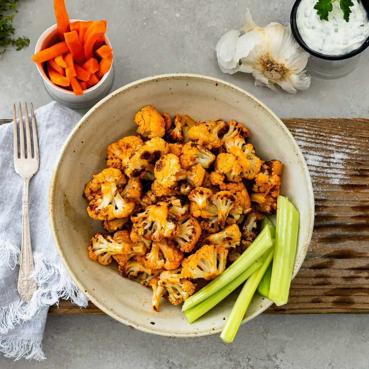 Buffalo Cauliflower Hot Wings