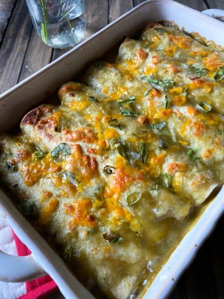 Sweet Potato Black Bean Enchiladas