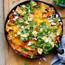 Sweet Potato Black Bean Enchiladas (Vegan)