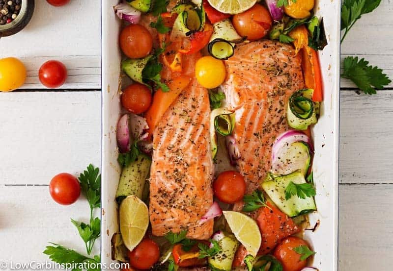 Easy Baked Salmon and Veggies Recipe
