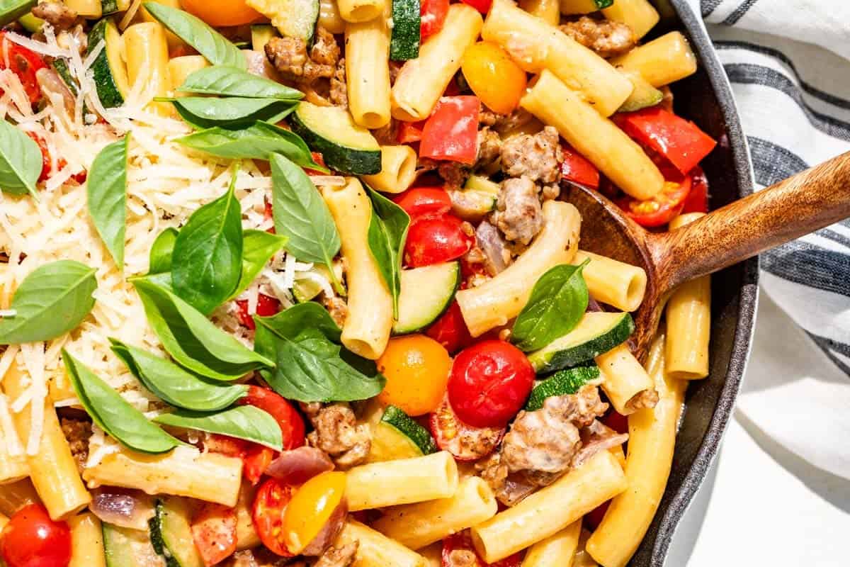 Sausage and Peppers Pasta