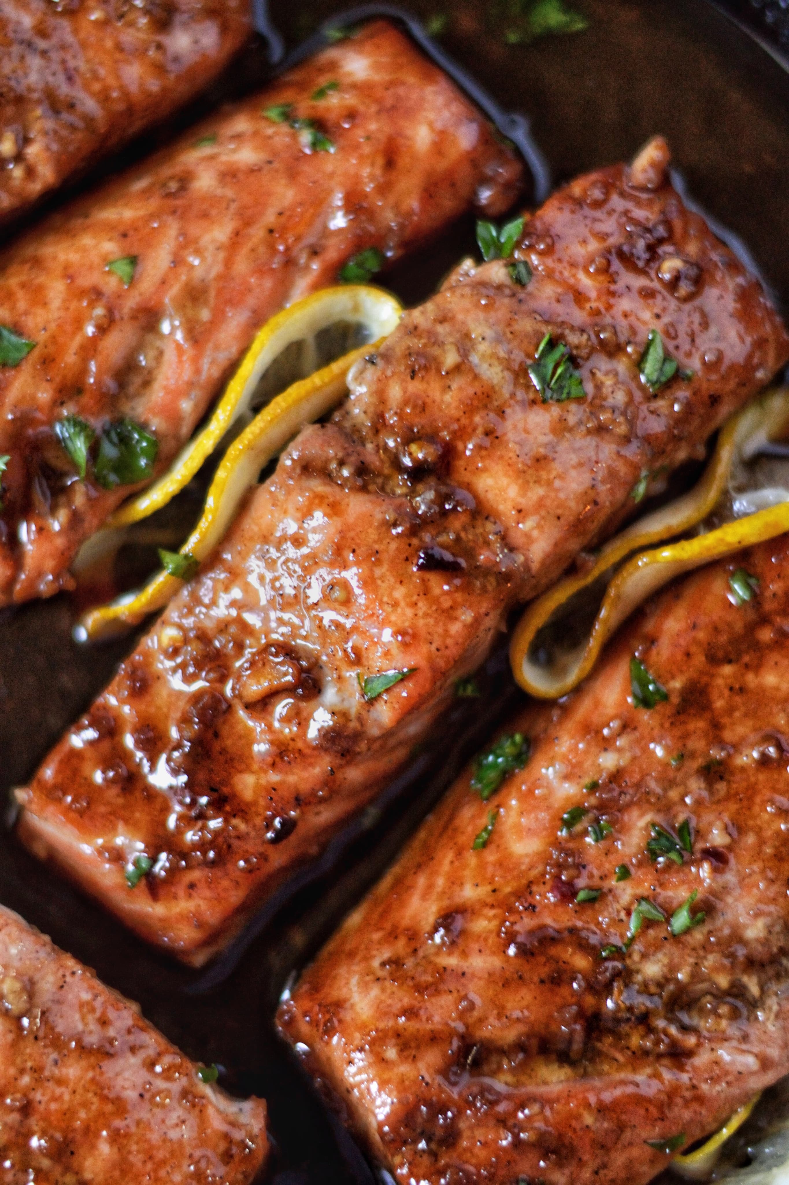 Browned Butter Teriyaki Salmon