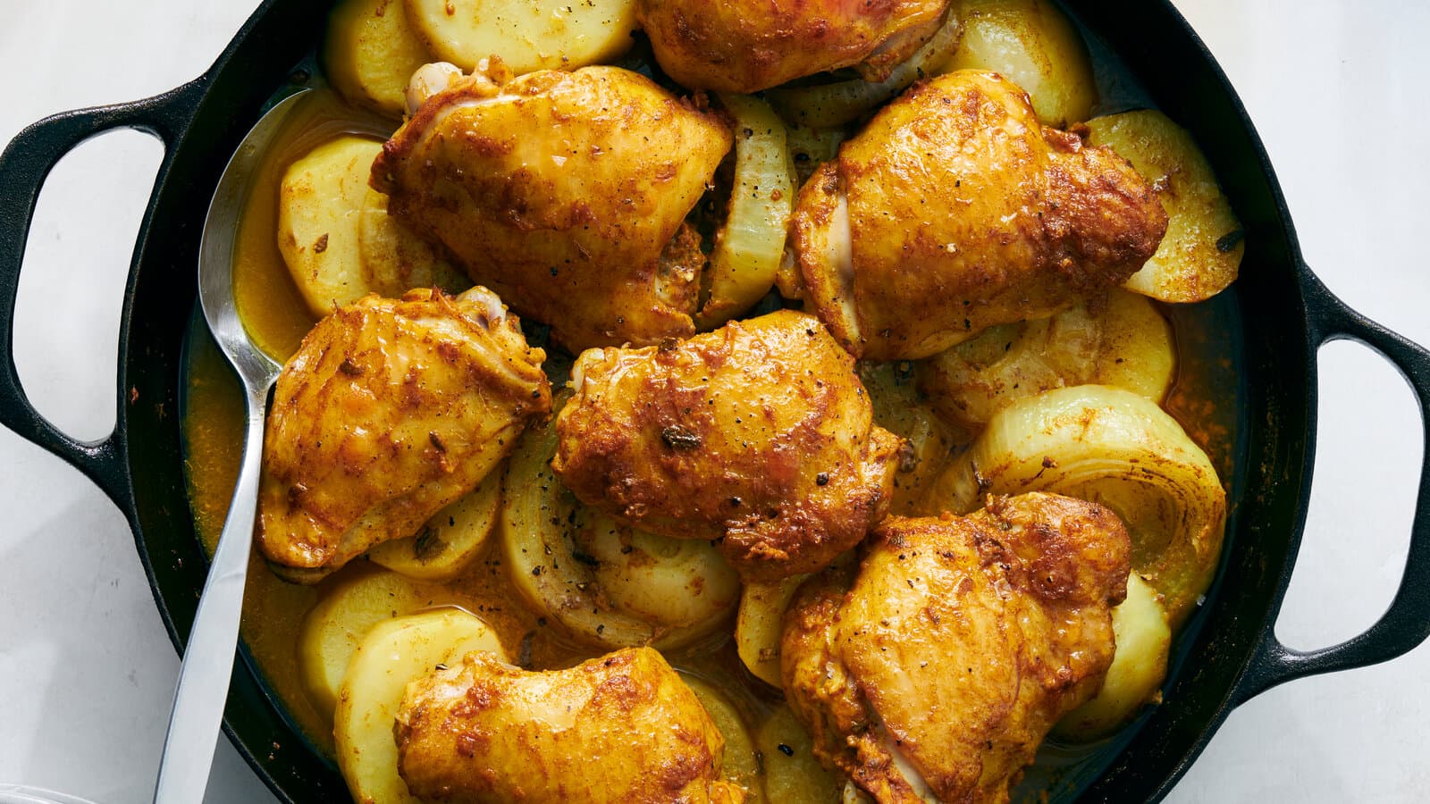 One-Pan Chicken With Golden Potatoes
