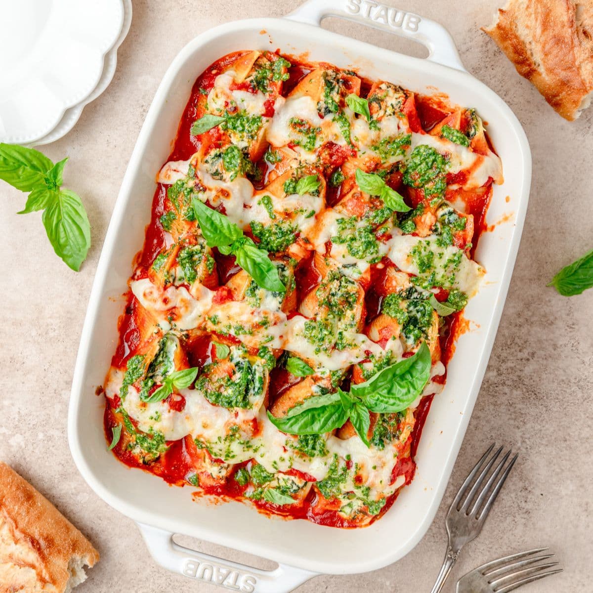 Spinach Ricotta Stuffed Shells