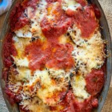Roasted Eggplant Parmesan (Parmigiana di Melanzane)