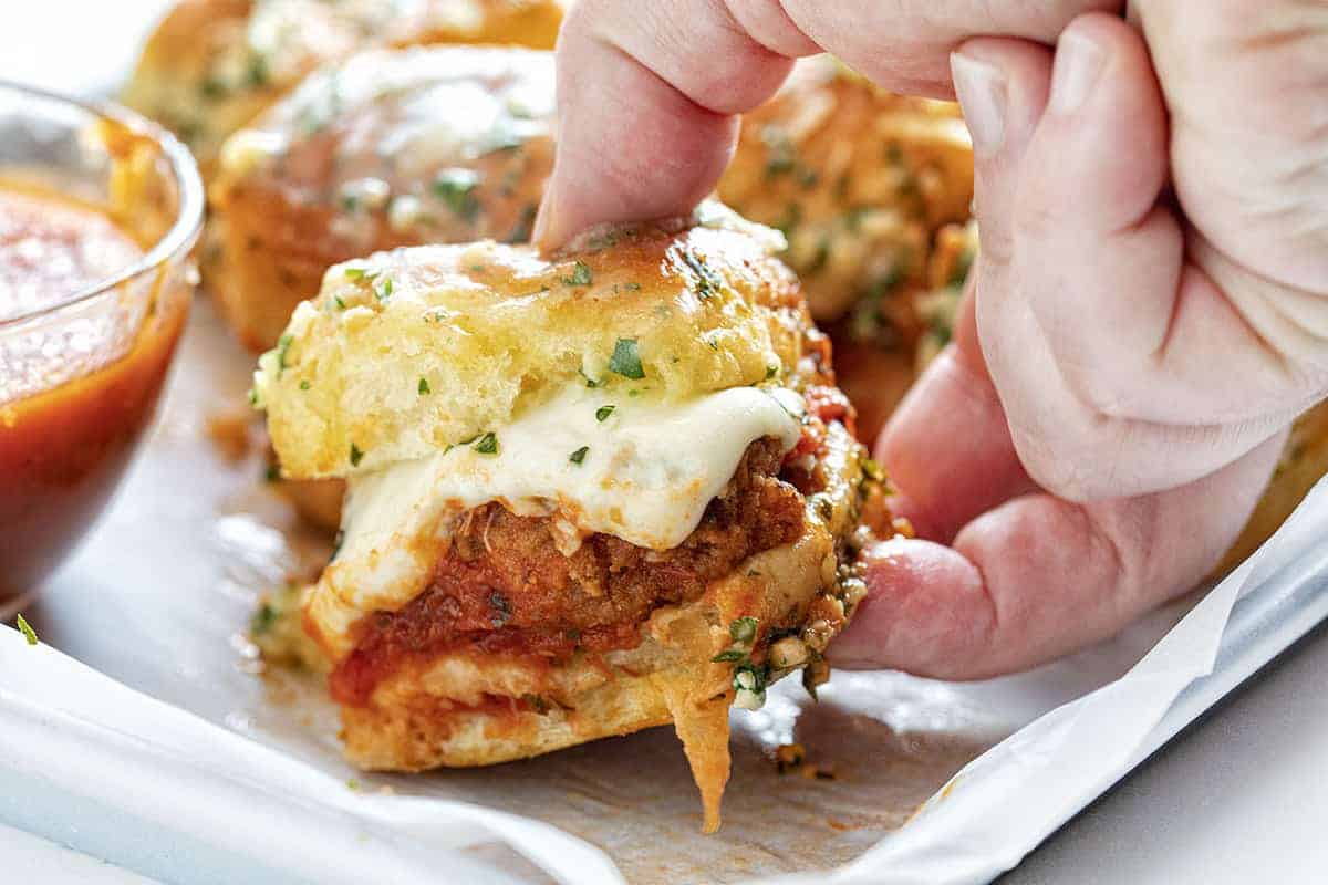 Chicken Parmesan Sliders