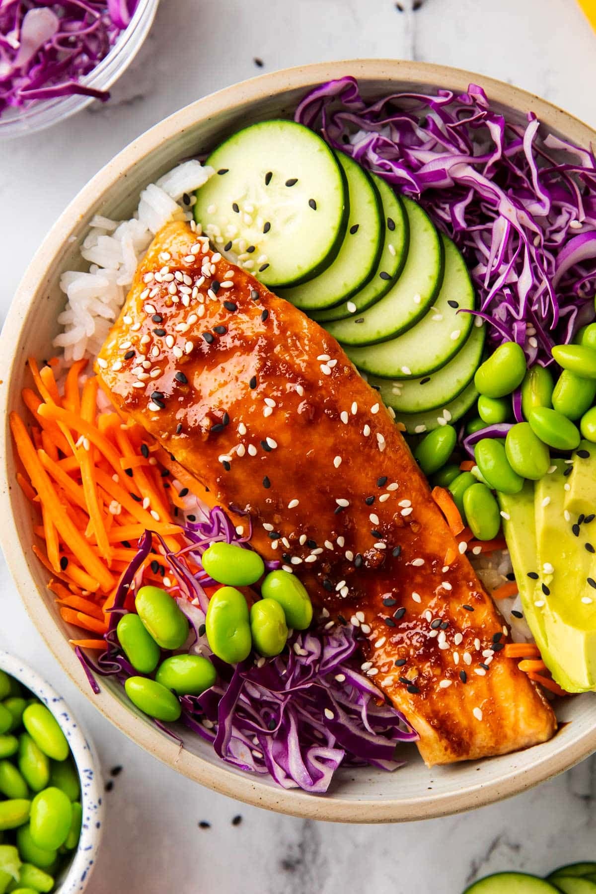 Easy Salmon Rice Bowl Recipe