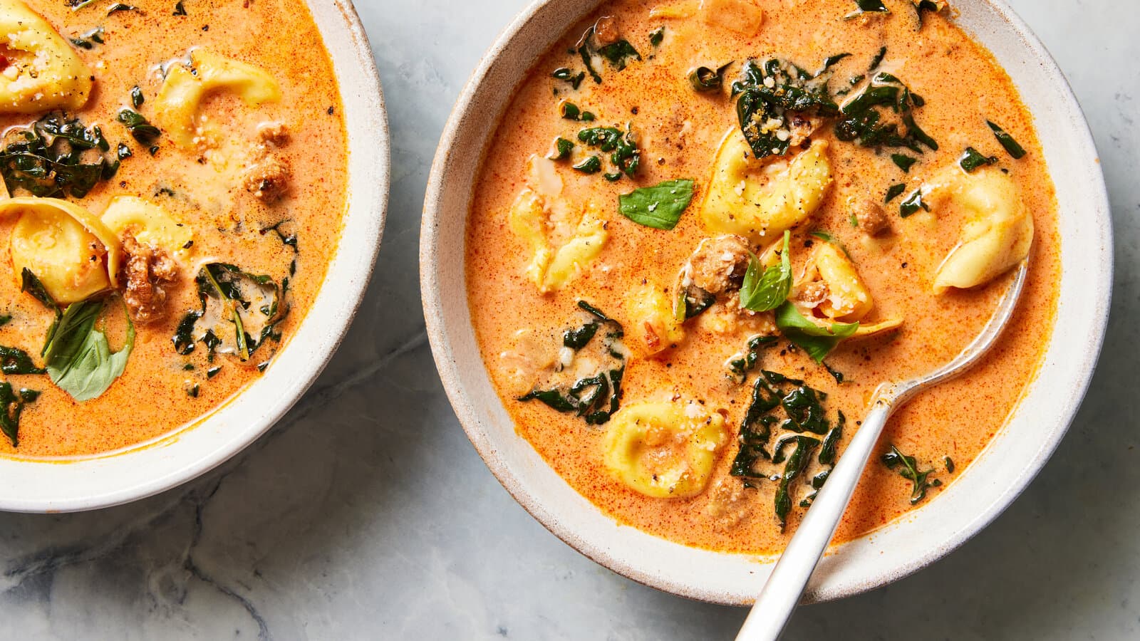 Creamy Tortellini Soup