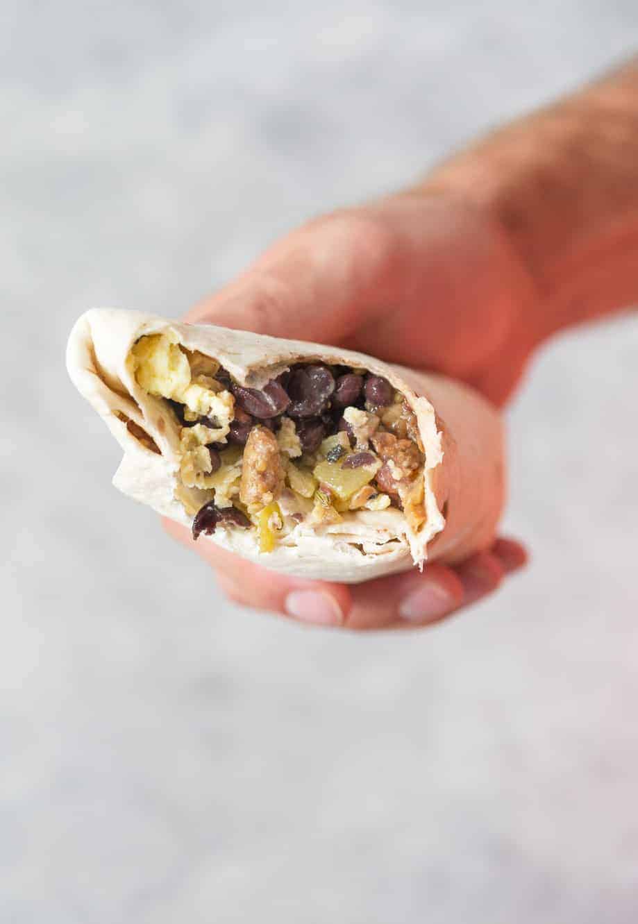 Make Ahead Freezer Breakfast Burritos