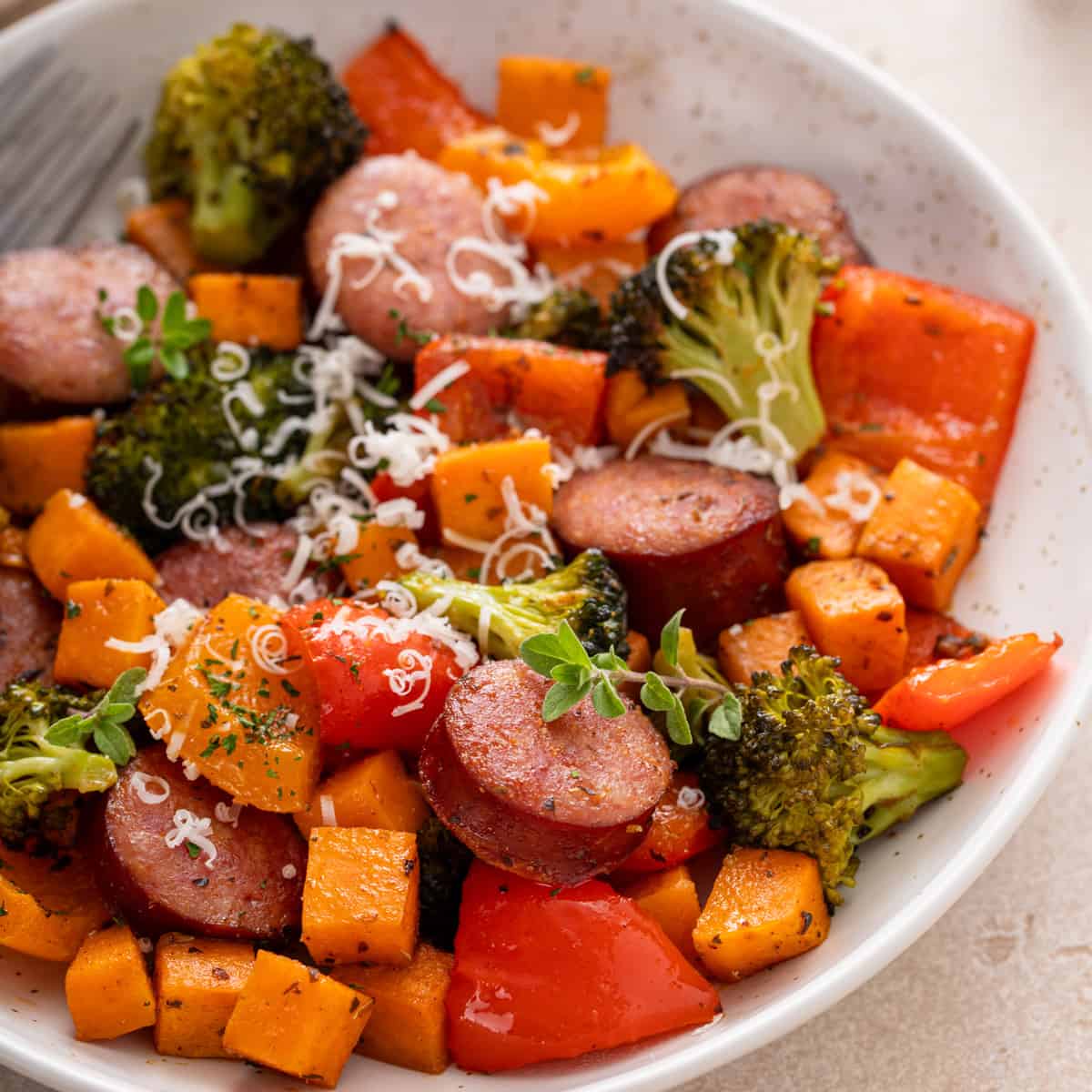 Sheet Pan Sausage and Veggies