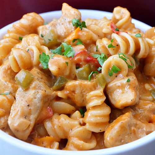 One Pot Creamy Chicken Pasta