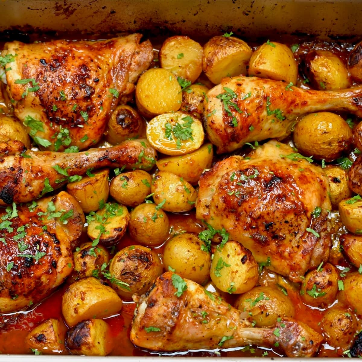 One Pan Chicken and Potatoes