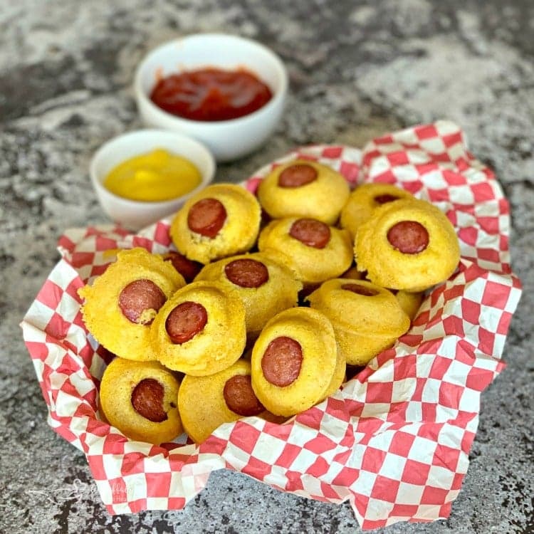 Corn Dog Mini Muffins