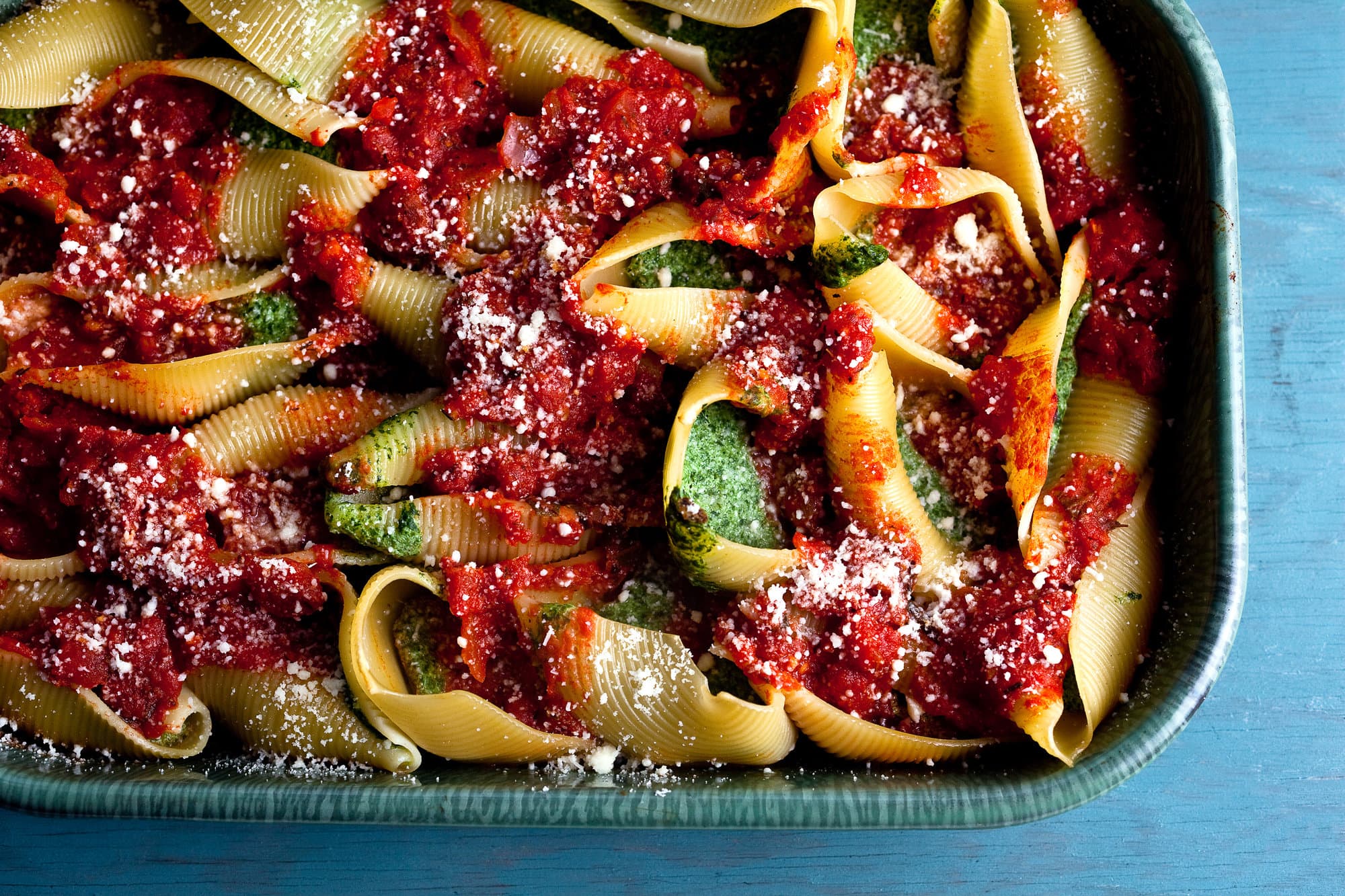 Stuffed Shells Filled With Spinach and Ricotta
