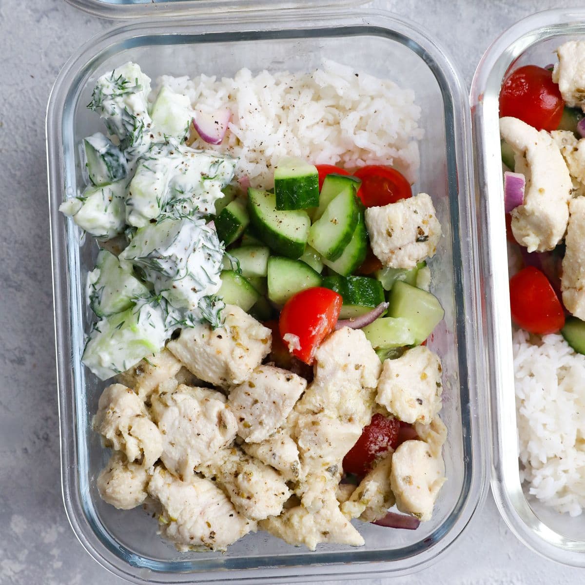 Greek Chicken Bowls