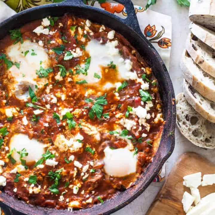 Shakshuka | Baked Eggs in Spiced Tomato Sauce
