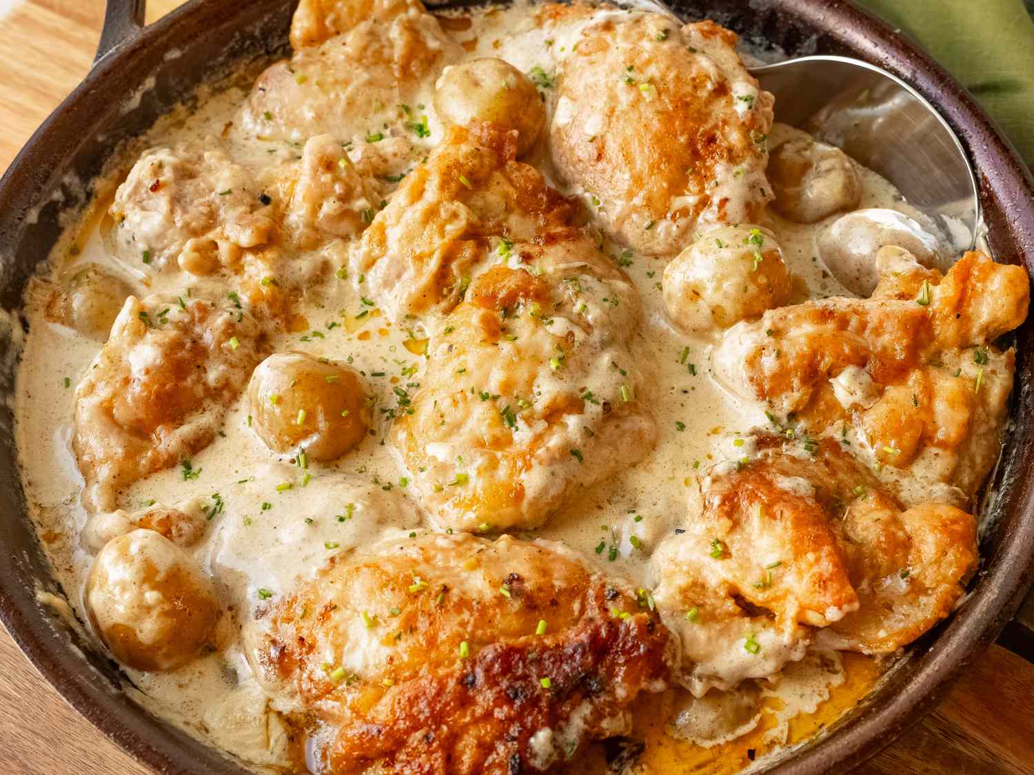 Creamy One-Pan Chicken and Potatoes