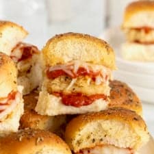 Easy Chicken Parmesan Sliders