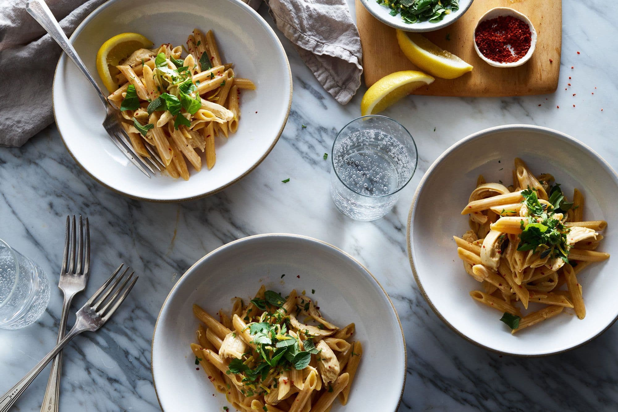 One-Pot Spicy and Creamy Chicken Pasta