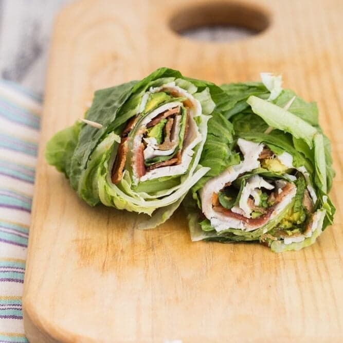 Turkey Club Lettuce Wraps
