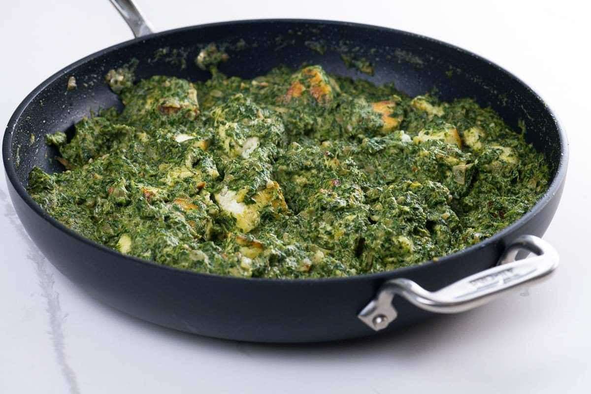 Restaurant-style Palak Paneer