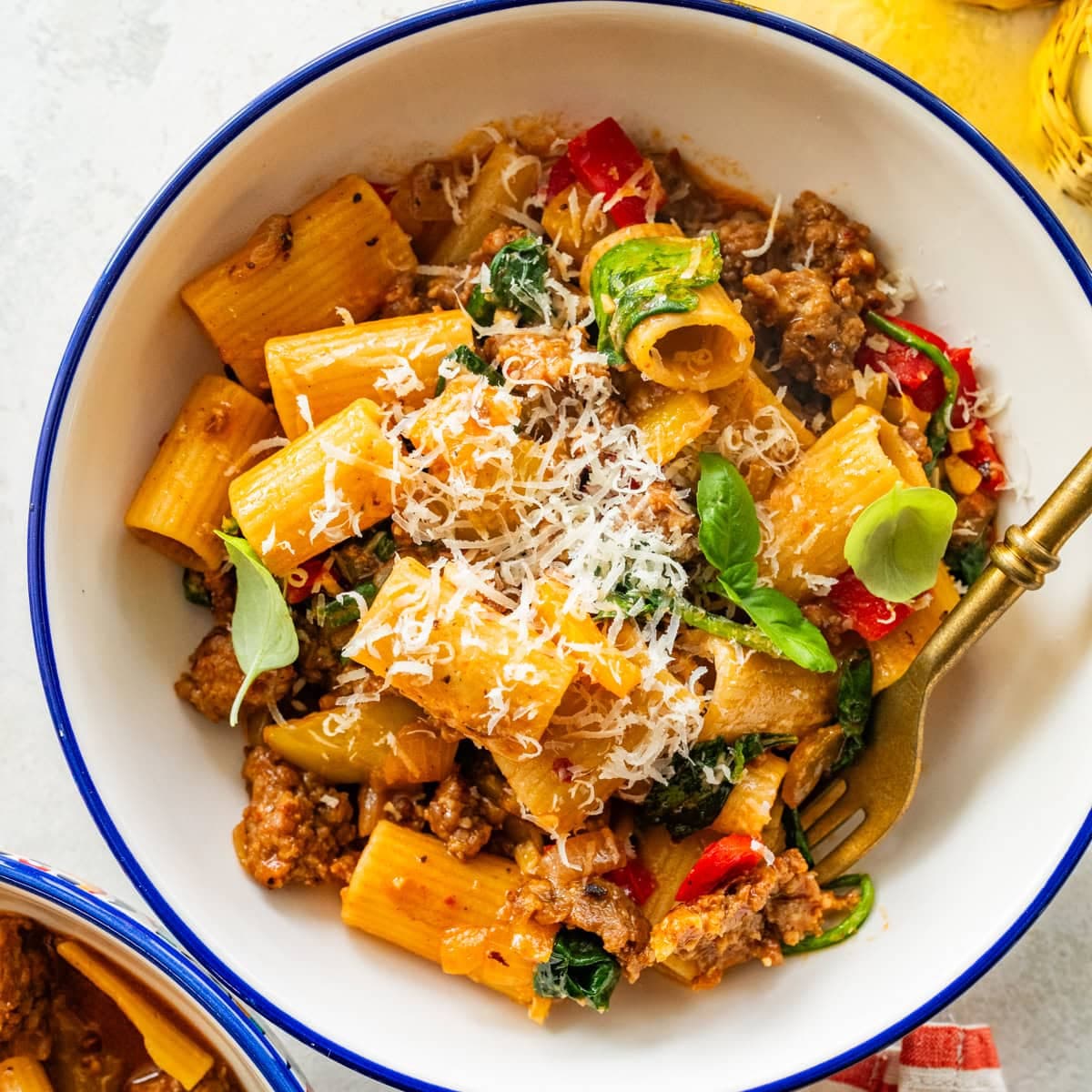 Sausage and Peppers Pasta