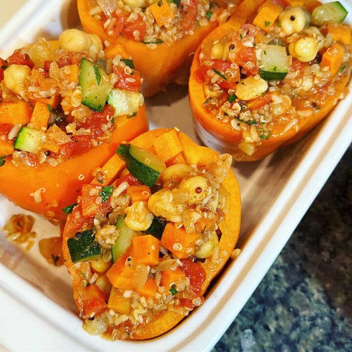 Easy Vegan Stuffed Peppers