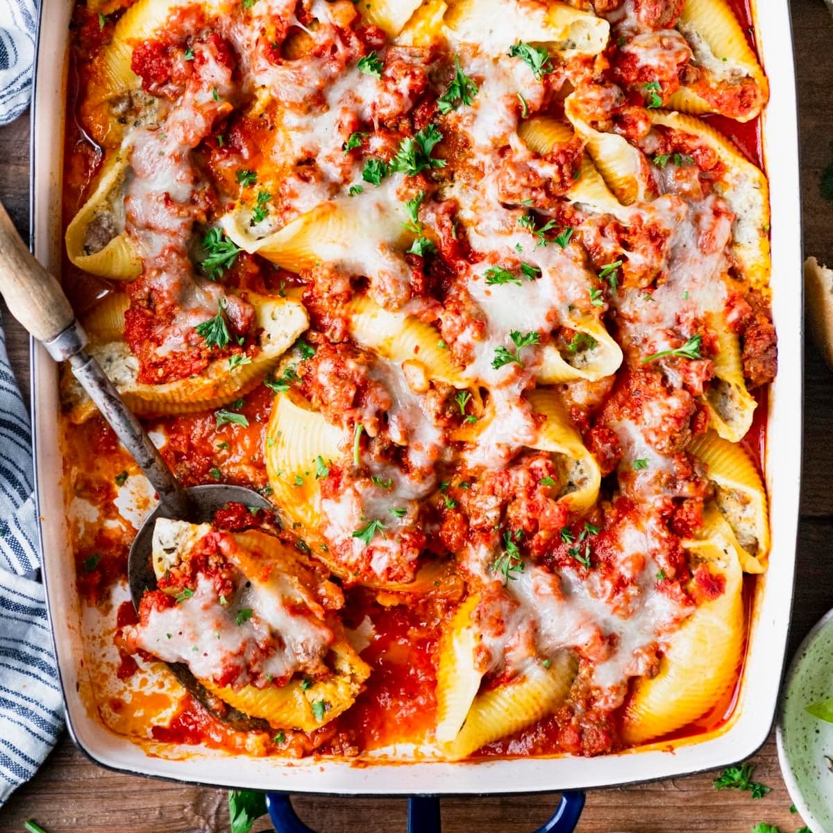 Stuffed Shells with Meat